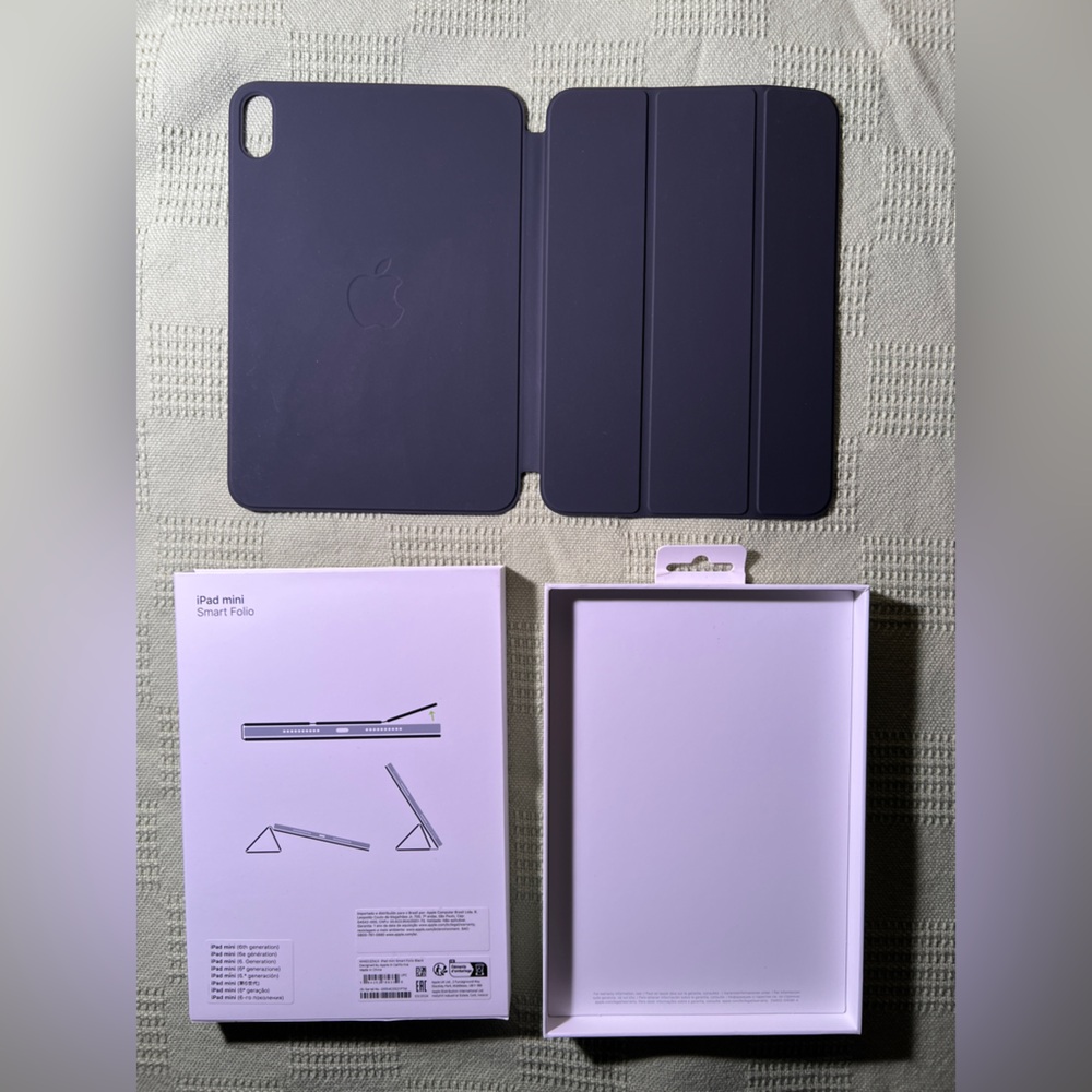 🍎 Apple Smart Folio Cover - iPad Mini 6 - Black - LIKE NEW!!! 🍎
